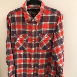 BAPE A Bathing Ape Mens button up shirt